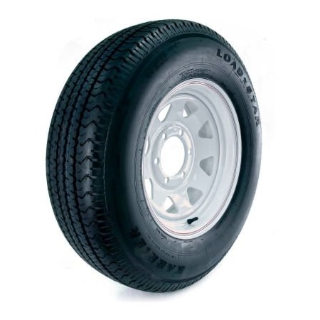 Martin Wheel Kenda Loadstar Karrier Radial Trailer Tire - 6-Hole Custom Spoke Wheel (5/4.5) - 225/75R-15 LRD DM225R5D-6CI